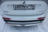 Защита задняя D 60 Mitsubishi Outlander 2014 - Интернет-магазин кунгов «Кунг-Урал», Екатеринбург