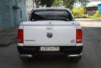 Защита задняя VW Amarok уголки одинарные D 76 - Интернет-магазин кунгов «Кунг-Урал», Екатеринбург